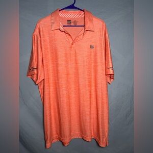 Men's Bright Orange Polo Shirt by TravisMathew